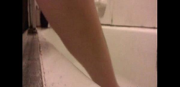  I taped myself masturbating in the bathtub